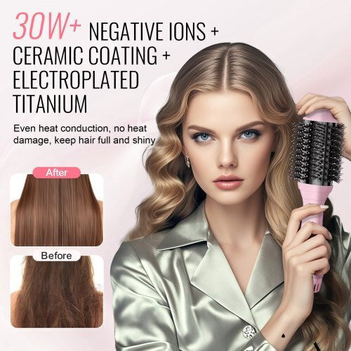 Vevor Ionic Keramik Elektrische Haarbürste Luft 1000W