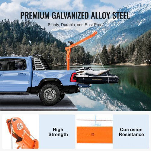 Vevor Electric Hoist for Weight Load up to 1.1t Orange