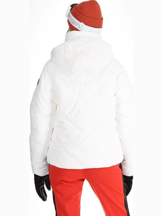 Icepeak 653114530-980 Frauen Jacke aus für Ski & Snowboard Weiß