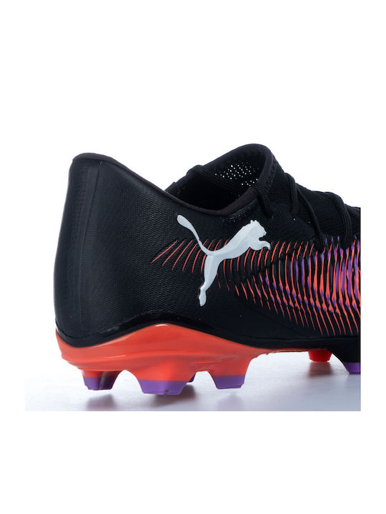 PUMA Future 8 Match Ποδοσφαιρικά Παπούτσια με Τάπες FG/AG Μαύρα
