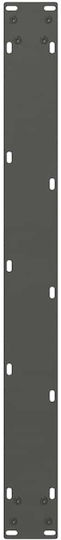 vidaXL Metallic Furniture Leg 2 Pieces Suitable for Table / Coffee Table / Office 80x72cm Charcoal