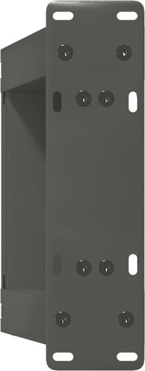 vidaXL Metallisches Möbelbein 2Stücke Für Büro / Tisch / Beistelltisch 30x30cm Anthrazit