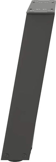 vidaXL Металик Крак На Мебел 2 Бройки Подходящ За Офис / Маса / Малка Маса 28x42см Антрацит