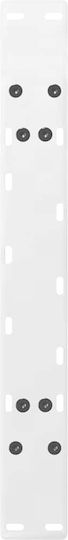vidaXL Metallic Furniture Leg 2 Pieces Suitable for Table / Coffee Table 70x42cm White