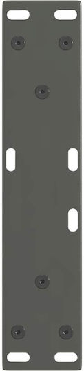 vidaXL Metallisches Möbelbein 2Stücke Für Tisch / Beistelltisch / Büro 28x42cm Anthrazit