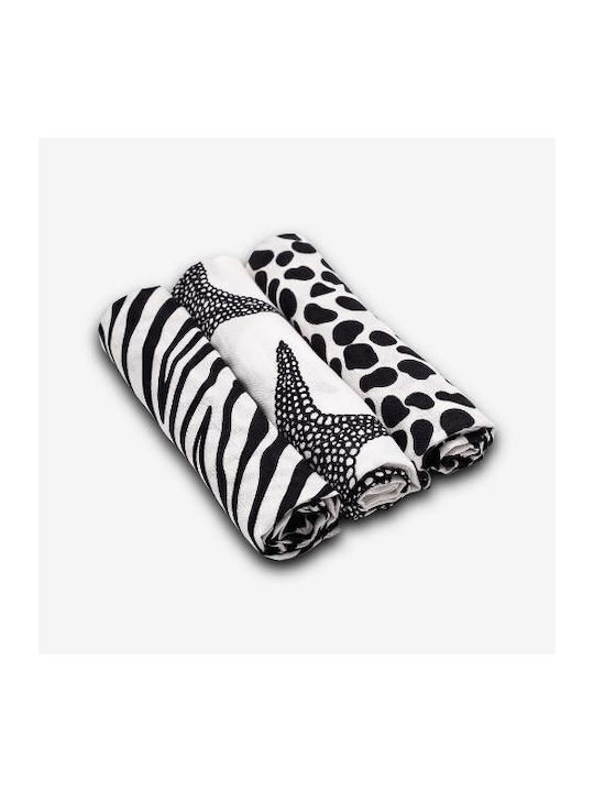 Etta Loves Muslin Swaddle Wraps 60x60cm. 3pcs