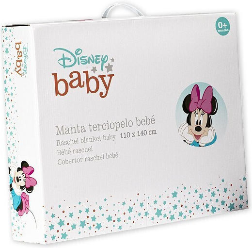 Interbaby Decke Babydecken Kinderbett Rachel Minnie Rosa 110x140cm