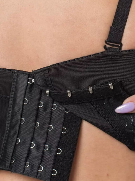 Damen Crop Top Black