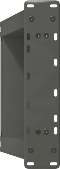 vidaXL Metallisches Möbelbein 2Stücke Für Tisch / Beistelltisch / Büro 38x42cm Anthrazit