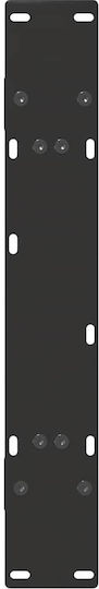 vidaXL Металик Крак На Мебел 2 Бройки Подходящ За Маса / Малка Маса / Офис 80x72см Черен