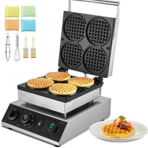 Vevor Commercial Round Waffle Maker SYBLSHFBJDPF0EHRRV2