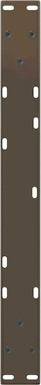 vidaXL Metallic Furniture Leg 2 Pieces Suitable for Table / Coffee Table / Office 60x42cm Brown