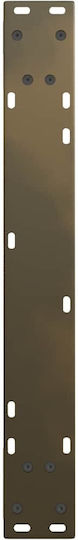 vidaXL Metallic Furniture Leg 2 Pieces Suitable for Office Table Coffee Table 70x72cm Brown
