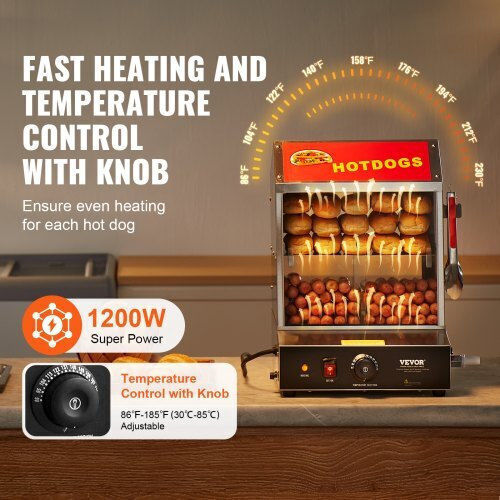 Vevor mit Brotwärmer 1.2kW