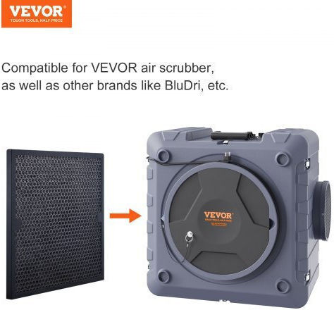 Vevor Filtre cu carbon activ pentru purificatorul de aer 3buc