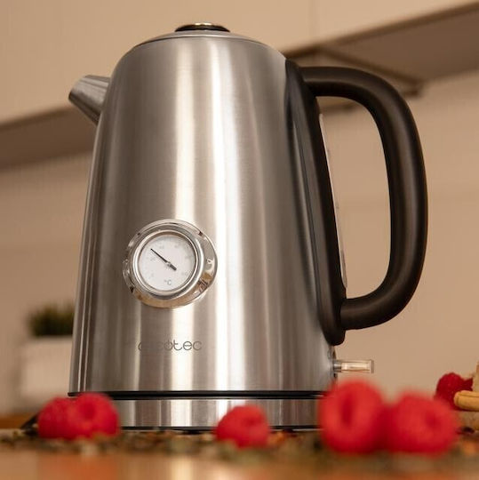 Cecotec Thermosense 620 Vintage Kettle 1.7lt 2200W Silver
