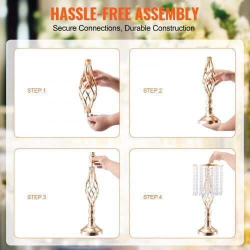 Vevor 12 Pcs 49cm Crystal Wedding Vase Event Decoration Hlhpsjk50cm1yxmi4v0