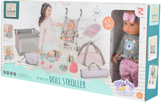 Moni Baby-Puppen-Set Tutu Love Für 3+ Jahre 36 cm