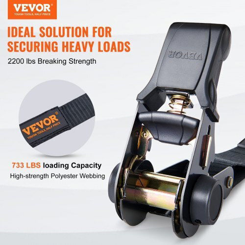 Vevor Σετ 4 Ιμάντες Δεσίματος Καστάνια Αντοχή 2200 Lb 1" X 15' Μεταφορές & Ασφάλιση Φορτίου Xgjldxgs1x154f4r0v0