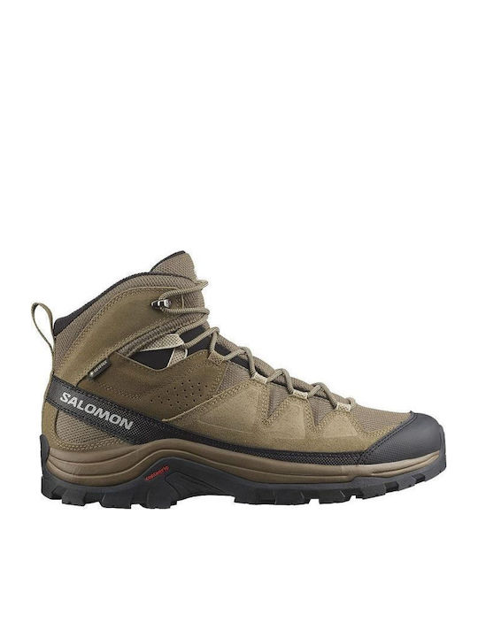 Salomon Quest Rove Gtx Men's Hiking Boots Waterproof with Gore-Tex Membrane Brown