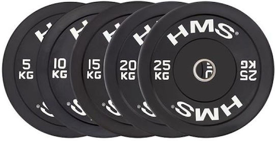 HMS Set of Plates Olympic Type Rubber 1 x 20kg Φ50mm