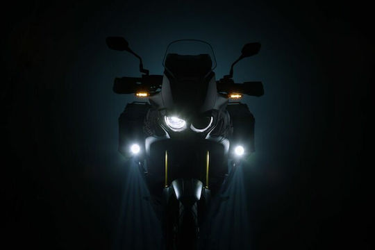 Sw-motech Lichtkit LED Front Evolution Rechts Links Nsw.11.004.61101/b Klare Kristall 1 Stk Schwarz