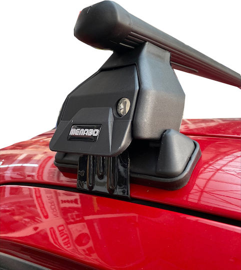 Menabo Μπάρες Οροφής Μεταλλικές για Mazda RX-8 2003-2012 (Σετ με πόδια)