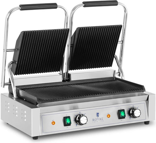 Royal Catering mit glatten Oberflächen aus Mantemi mit geriffelten Oberflächen aus Mantemi 3600W