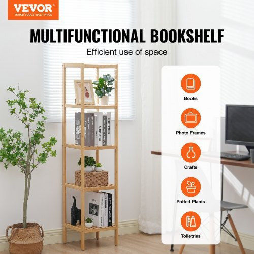Corner Beige Bookcase 33x33x147cm