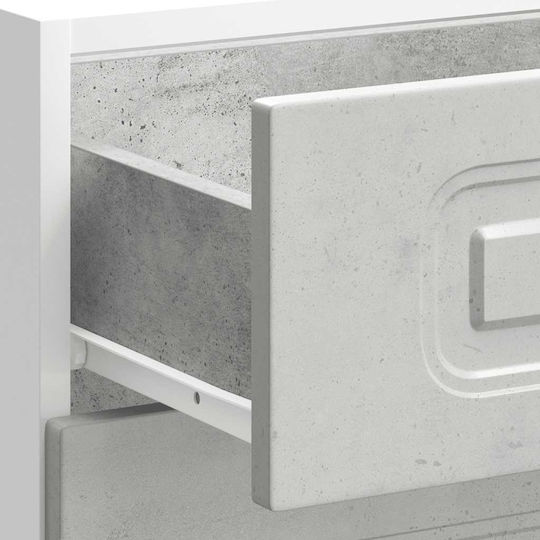 Kalmar Kitchen Floor Drawer Unit Gray 60x46x81.5pcs