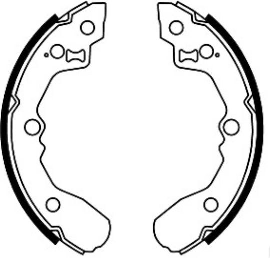 Set placute frana si discuri frana Kia Rio Combi Dc Abe C00319abe