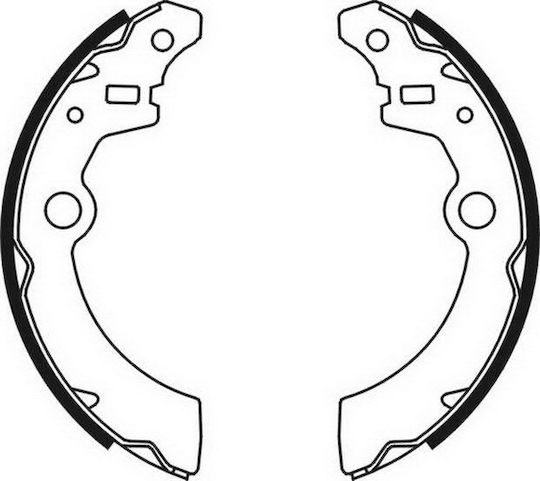 Комплект спирачни накладки Suzuki Alto Ha24 Abe C08021abe
