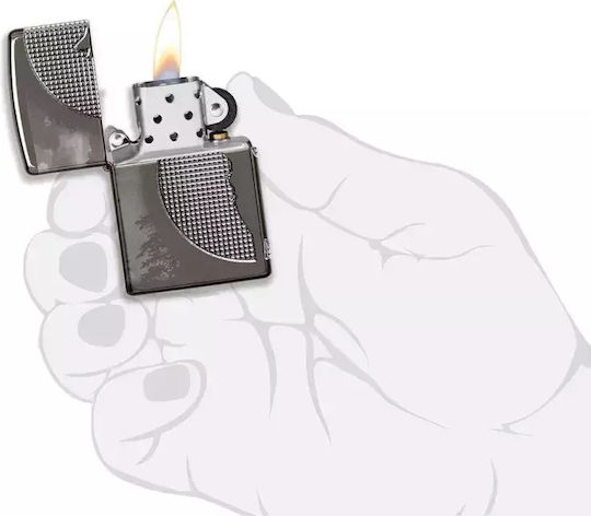 Zippo Armor Ветроустойчив Запалка с Пламък в Сив Цвят