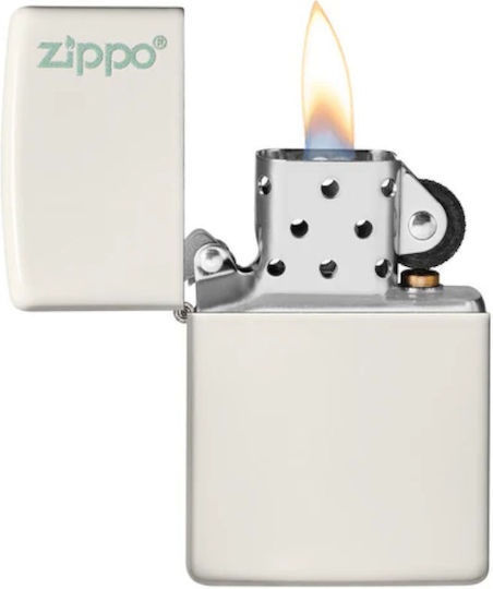 Zippo Classic Logo Ветроустойчив Запалка Пламък Glow In The Dark