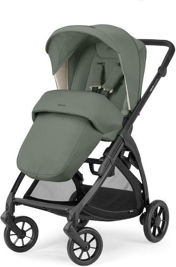 Inglesina Electa Quattro Darwin Verstellbar 3 in 1 Baby Kinderwagen Geeignet für Neugeborene Total Black / Murray Green 8.7kg