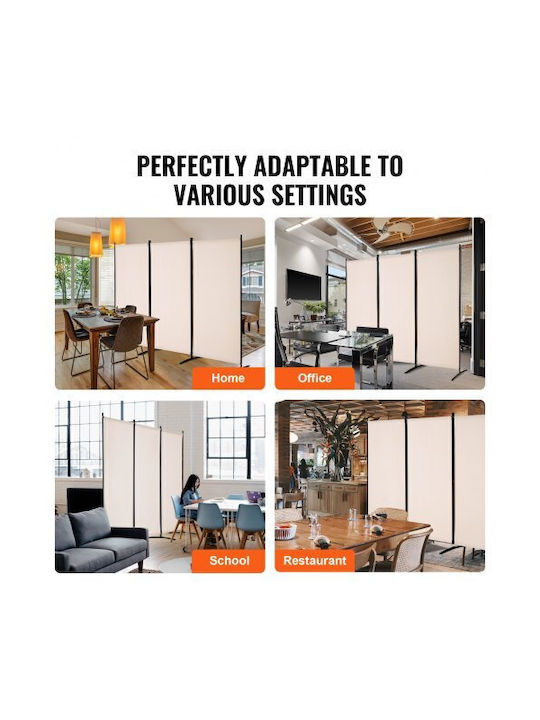 Vevor Διακοσμητικό Παραβάν Υφασμάτινο 260x184cm