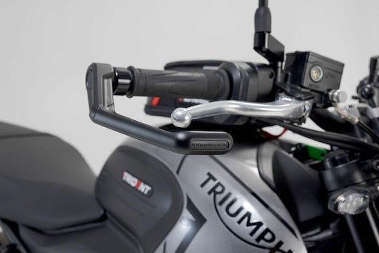 SW-Motech Motorcycle Lever Guards Triumph Trident Black
