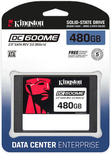 Kingston DC600ME SSD 480GB τύπου 2.5'' με σύνδεση SATA III SEDC600ME/480G