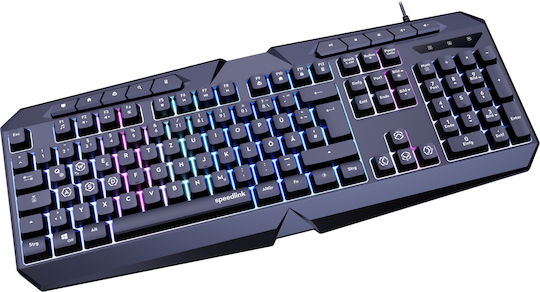 SpeedLink Ludicium RGB Гейминг Клавиатура (Английски US) Черен
