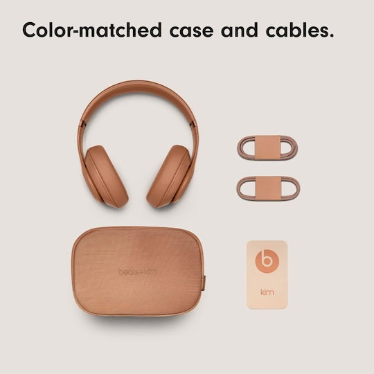 Beats Studio Pro x Kim Kardashian Wireless / Wired Over Ear Headphones with 40 hours of Operation and Quick Charge Dune