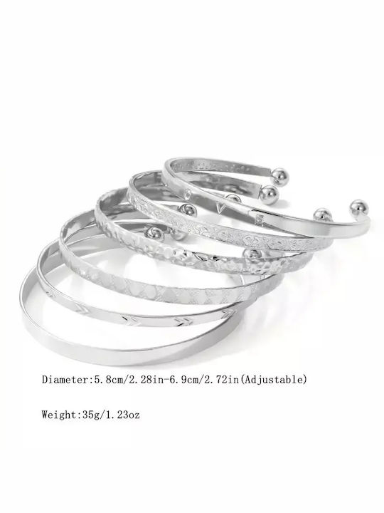 Set Bracelets made of Silver