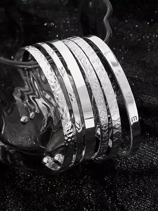 Damen Set Armbänder aus Silber