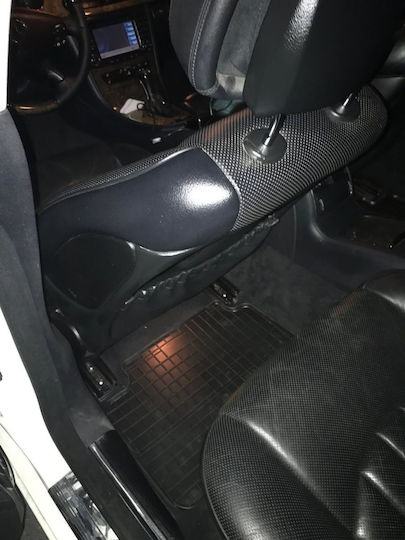 Frogum Σετ Μπροστινά και Πίσω Πατάκια 4τμχ για Mercedes-Benz CLS Class 2002-2009 Μαύρα