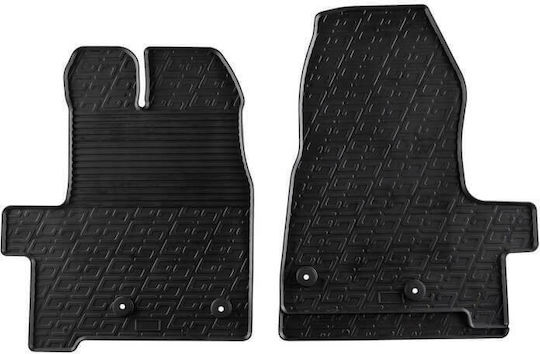 Gledring Предни Постелки 2бр от Маркуч за Ford Transit Custom 2012+ Черни