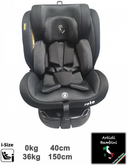 Artisti - Bambini Artisti - Bambini i-Size Baby-Autositze mit ISOfix Schwarz