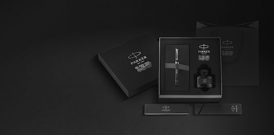 Parker Duofold Module Stilou Medium Cu Cerneală Neagră