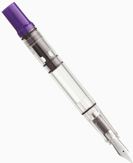 Twsbi Piston Filling Πένα Καλλιγραφίας Stub με Μπλε Μελάνι