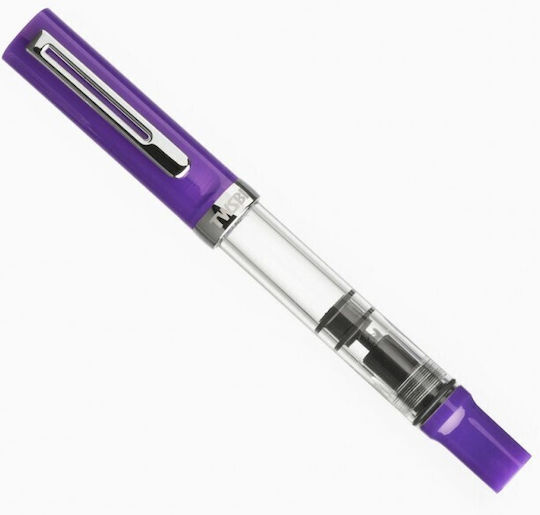 Twsbi Piston Filling Πένα Καλλιγραφίας Stub με Μπλε Μελάνι