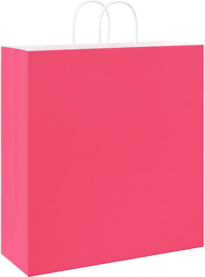 vidaXL Papier Tasche für Geschenke Rosa 45x48x17cm. 250Stück