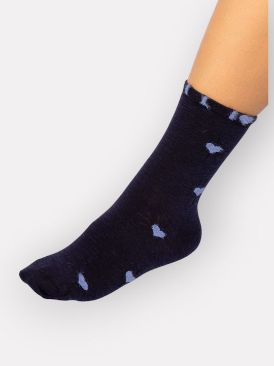Pro Socks Γυναικείες Κάλτσες με Σχέδια Μπλε